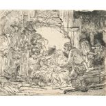 Rembrandt Harmensz. van Rijn – Die Anbetung der Hirten, mit der Lampe