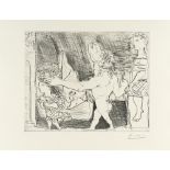 Pablo Picasso (1881 Málaga - Mougins bei Cannes 1973) – Minotaure aveugle guidé dans la nuit par une