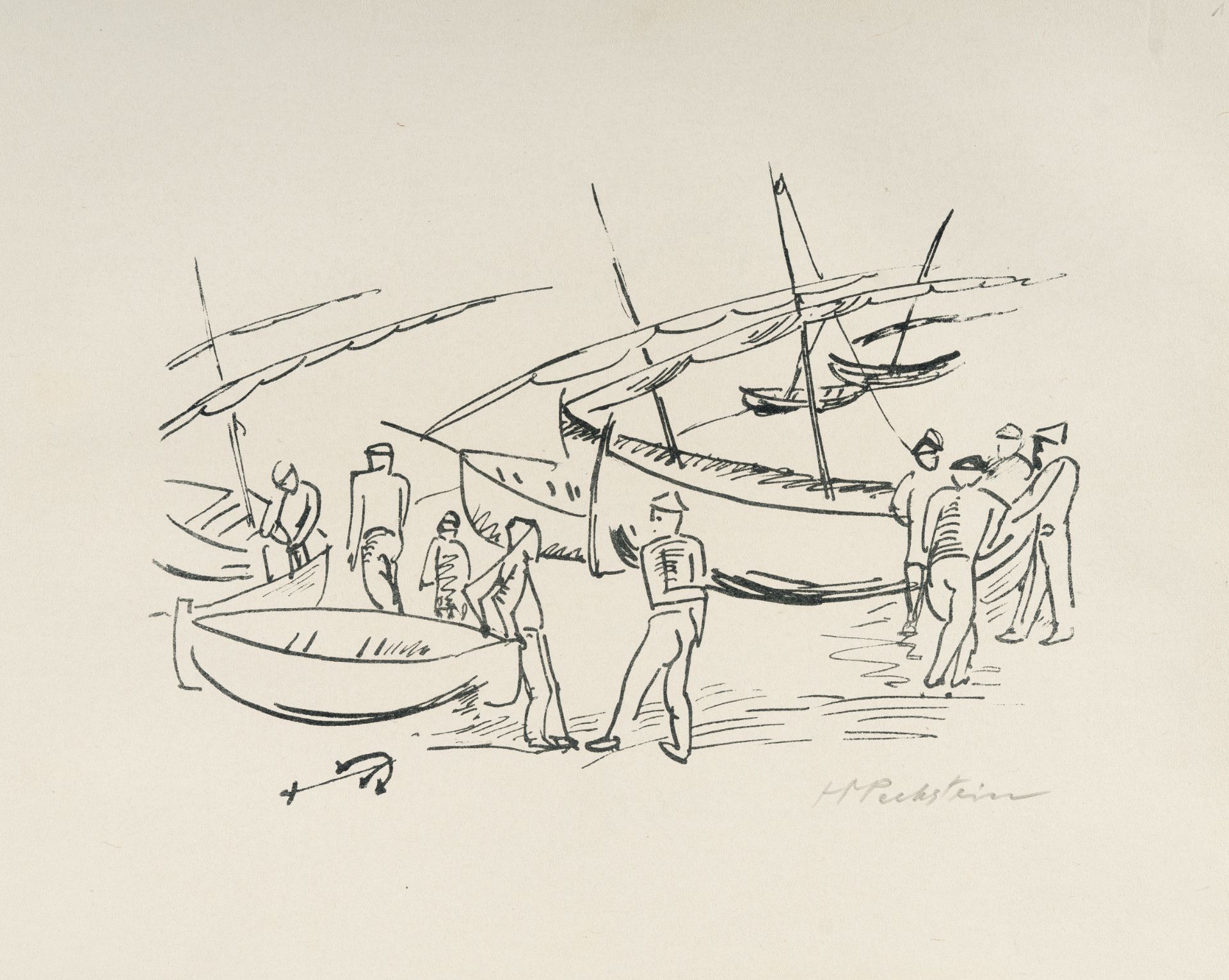 Hermann Max Pechstein (1881 Zwickau - Berlin 1955) – Reisebilder. Italien – Südsee