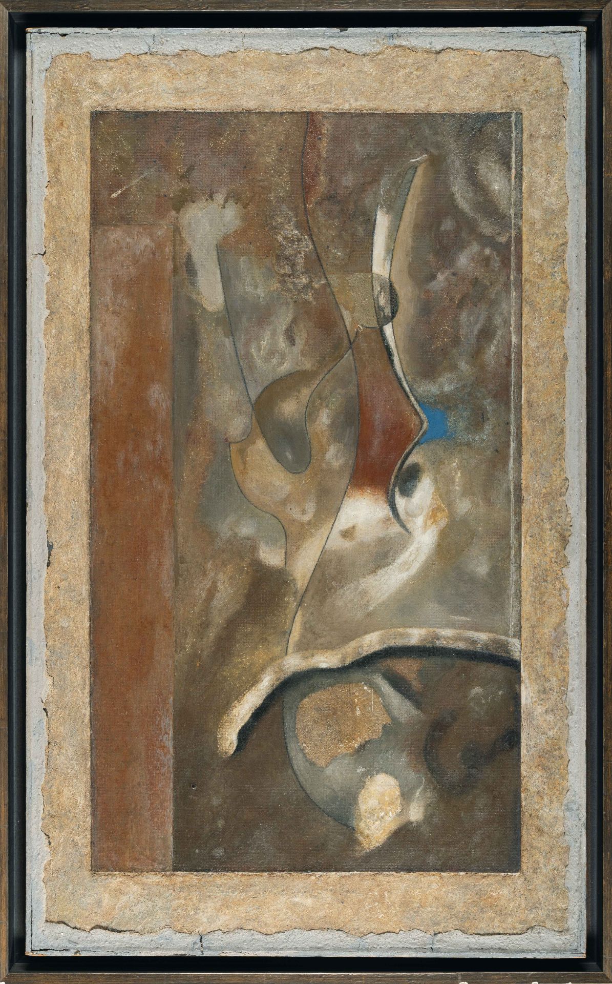 Carl Buchheister (1890 - Hannover - 1964) – “Komposition Ind“ (Composition Ind).Mixed media on - Image 4 of 4