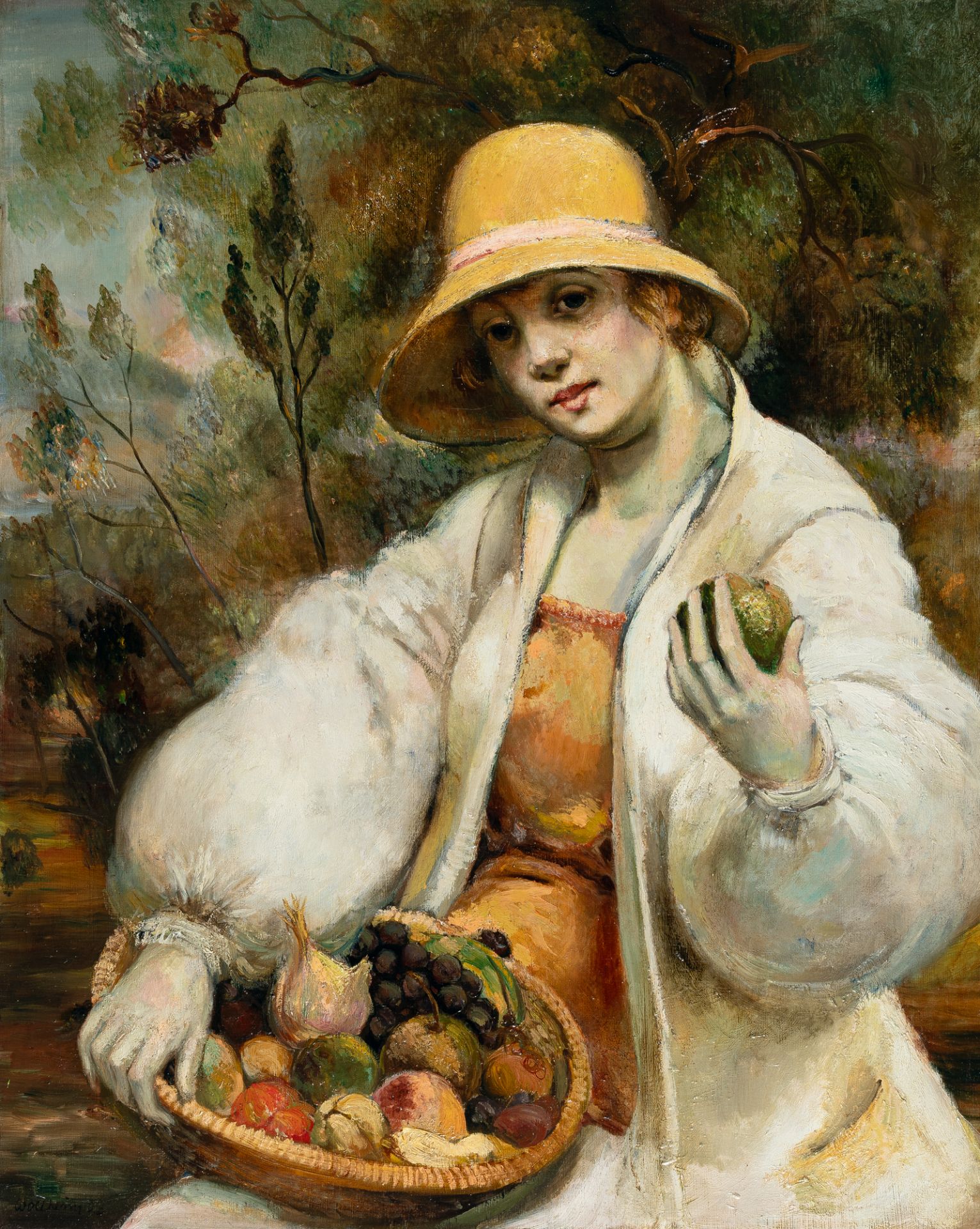 Gert H. Wollheim (1894 Loschwitz bei Dresden - New York 1974) – Fruit (Portrait of Carla Boucneau,