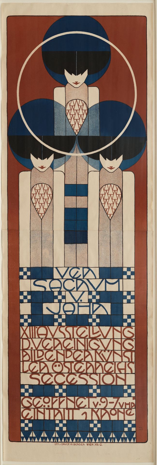 Koloman Moser (1868 - Wien - 1918) – XIII. Kunstausstellung der Vereinigung bildender Künstler Öster - Bild 2 aus 4