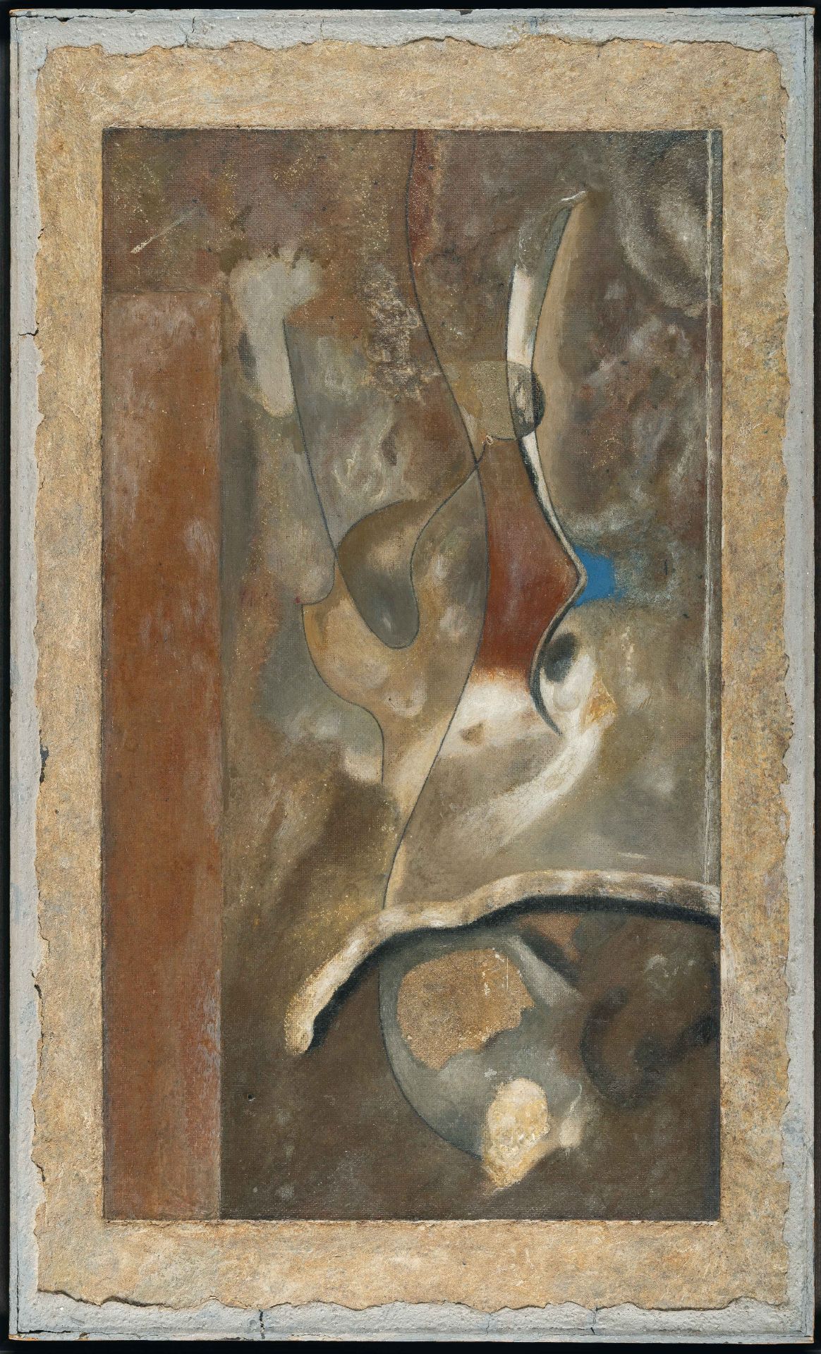 Carl Buchheister (1890 - Hannover - 1964) – “Komposition Ind“ (Composition Ind).Mixed media on - Image 2 of 4