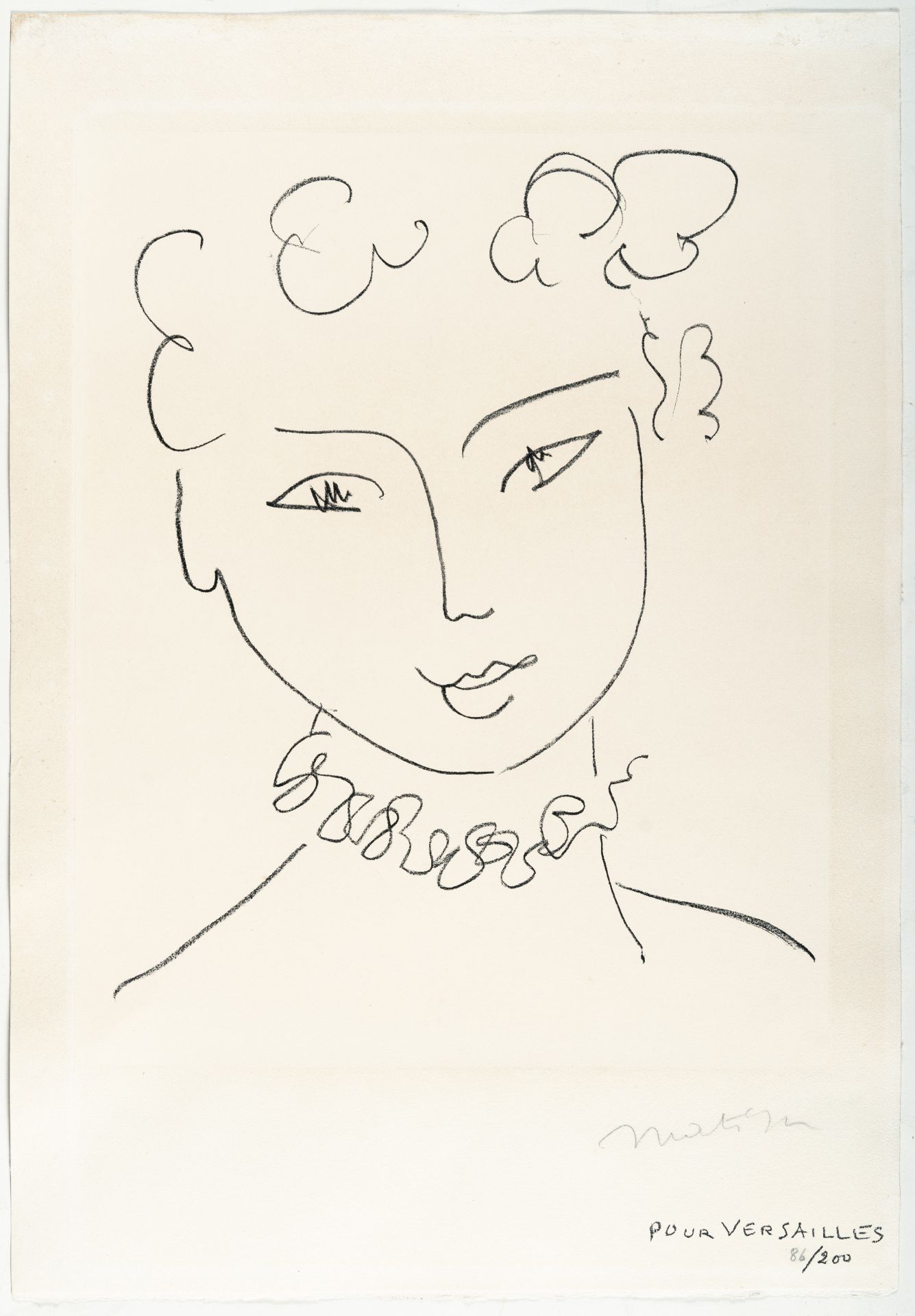 Henri Matisse (1869 Le Cateau-Cambrésis - Nizza 1954) – La Pompadour (Pour Versailles) - Bild 2 aus 3