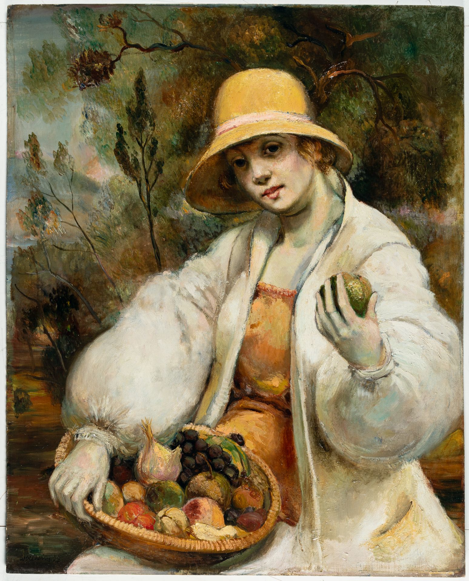 Gert H. Wollheim (1894 Loschwitz bei Dresden - New York 1974) – Fruit (Portrait of Carla Boucneau, - Image 2 of 4