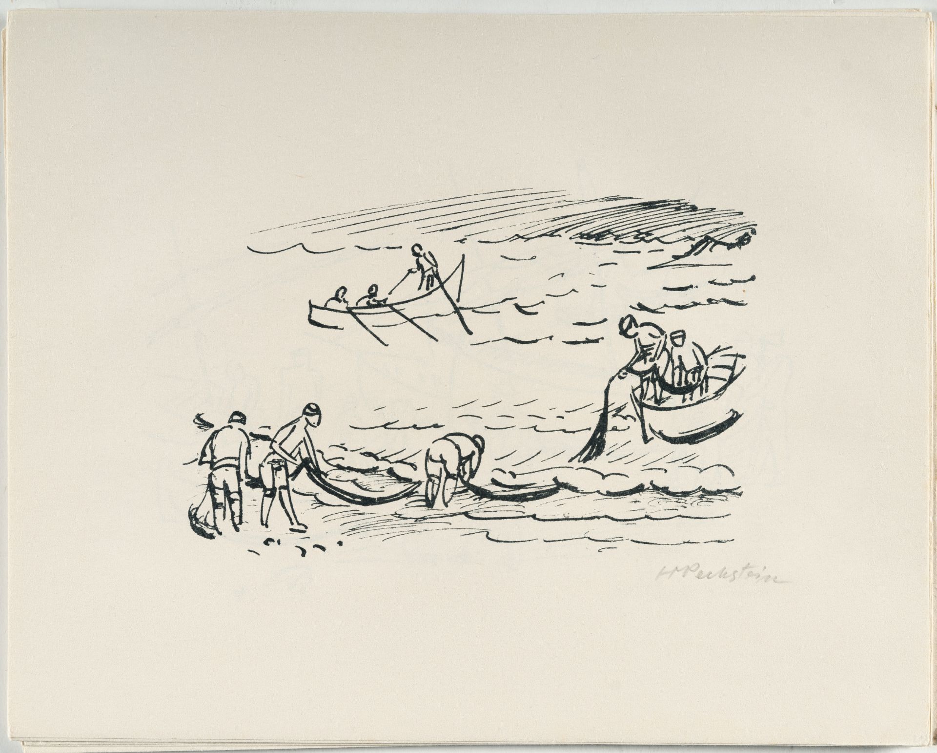 Hermann Max Pechstein (1881 Zwickau - Berlin 1955) – Reisebilder. Italien – Südsee - Bild 3 aus 9