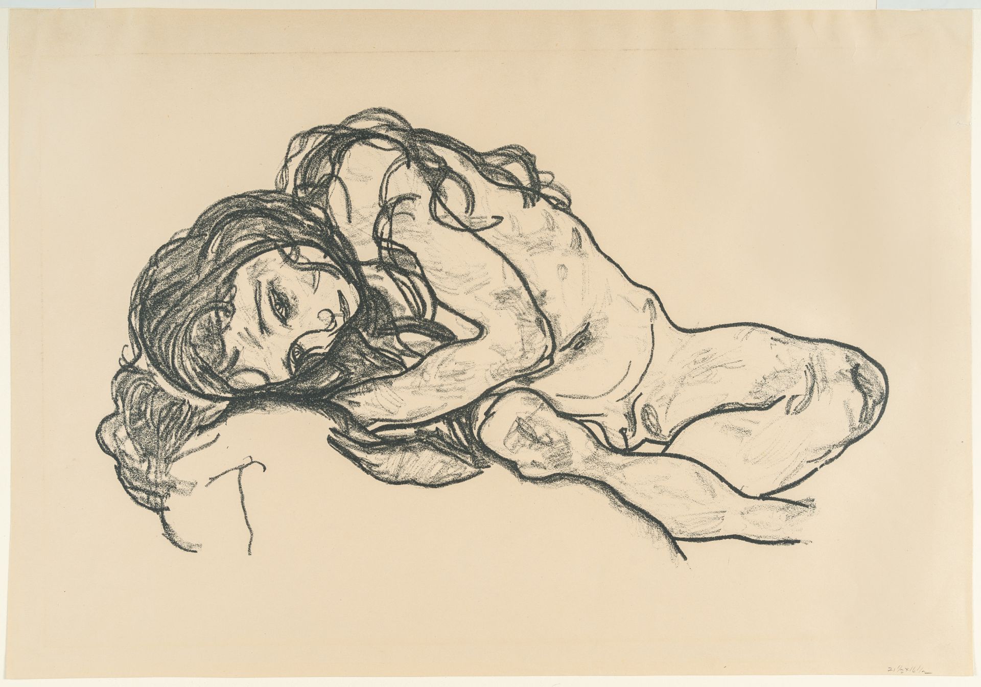 Egon Schiele (1890 Tulln/Donau - Wien 1918) – Mädchen - Bild 2 aus 3