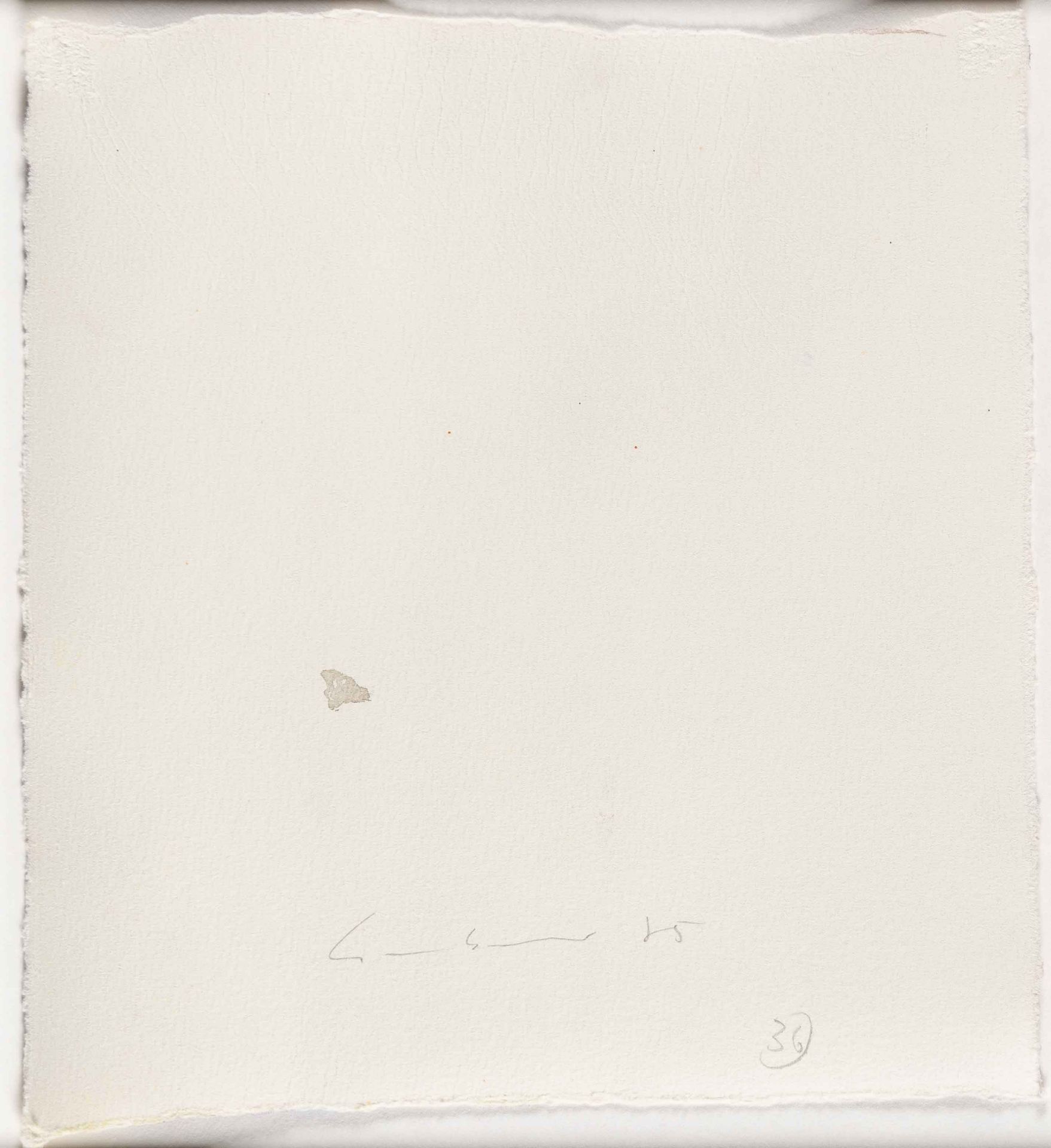 Gotthard Graubner (1930 Erlbach - Neuss 2013) – Untitled.Watercolour on wove paper. (19)85. C. 22 - Image 3 of 4