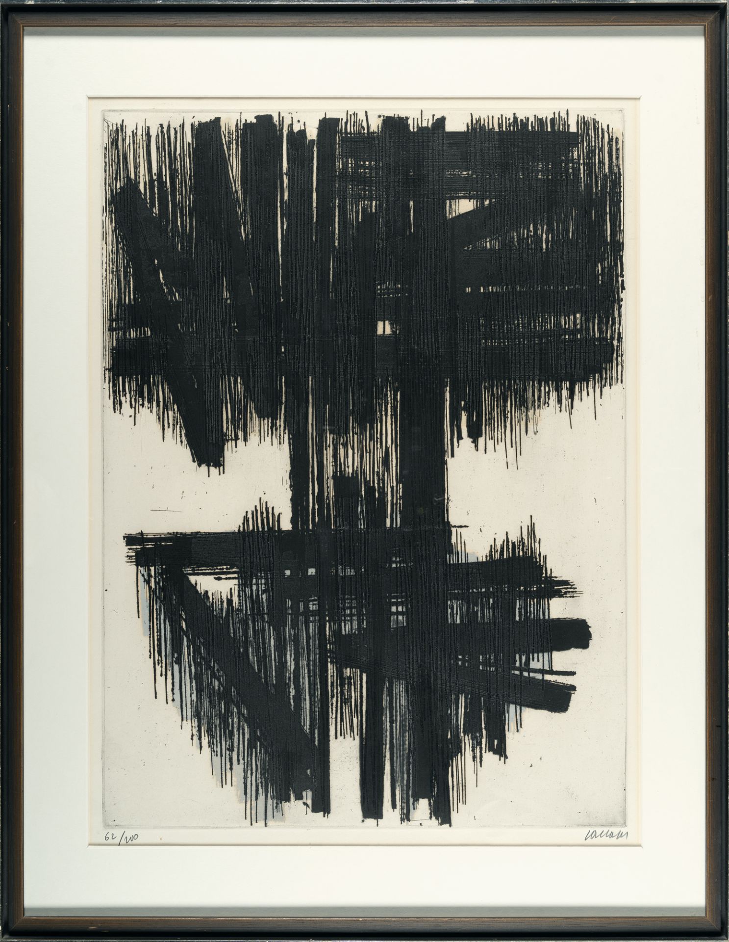 Pierre Soulages (1919 Rodez - Nimes 2022) – Eau-forte VI - Bild 4 aus 4