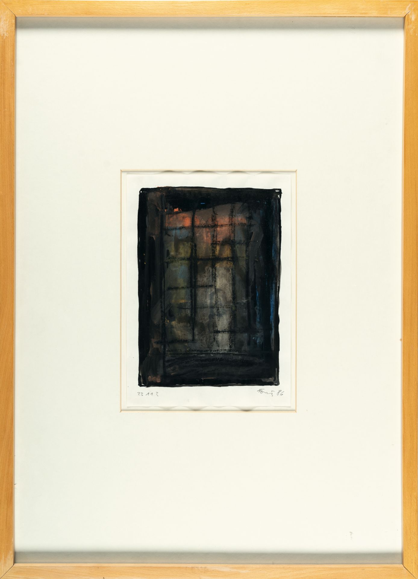 Günther Förg (1952 Füssen - Freiburg i. Br. 2013) – Untitled.Gouache and oil crayon, partly with - Image 9 of 11