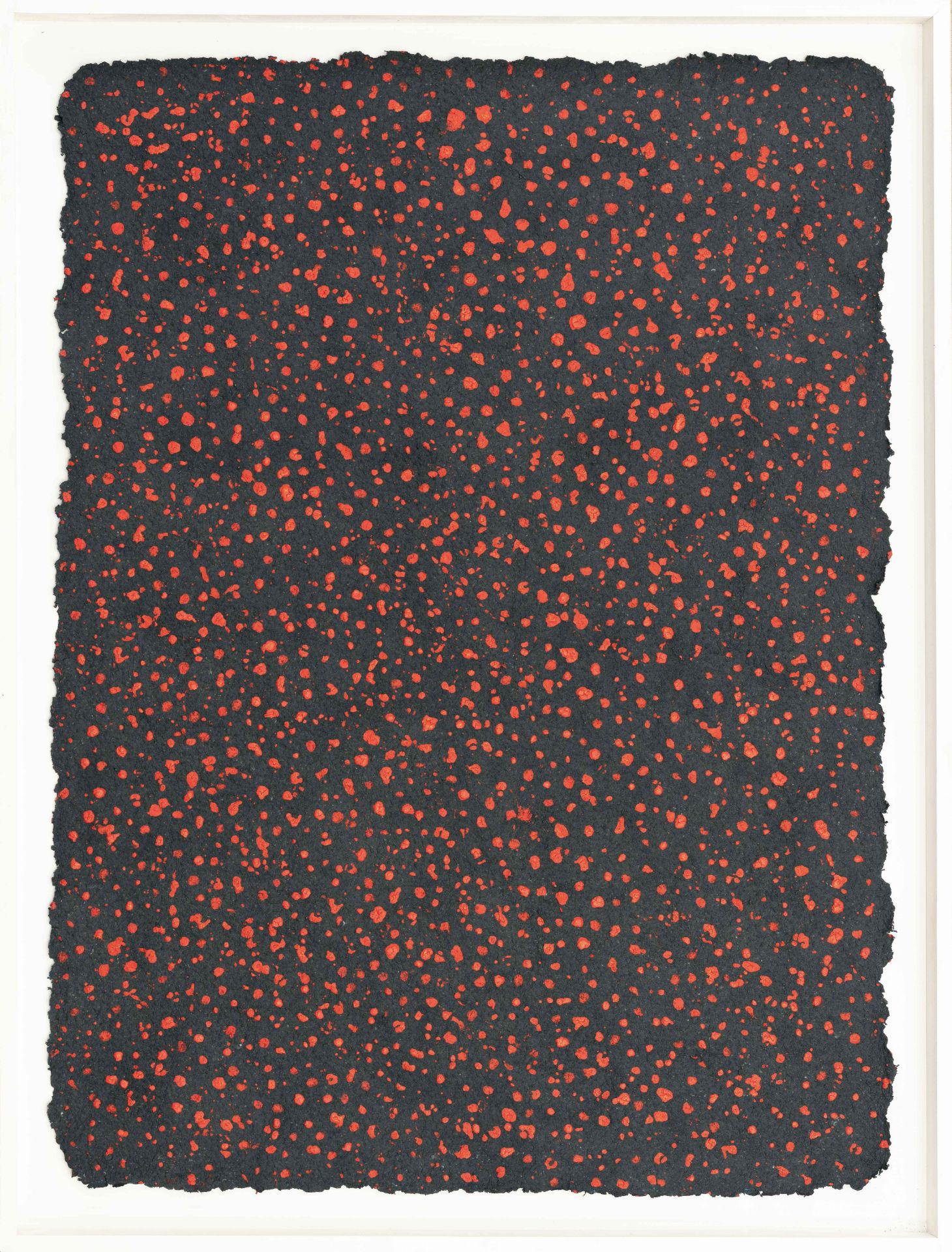 Kuno Gonschior (1935 Wanne-Eickel - Bochum 2010) – Untitled ("6.12.91").Gouache on handmade, black - Image 4 of 4