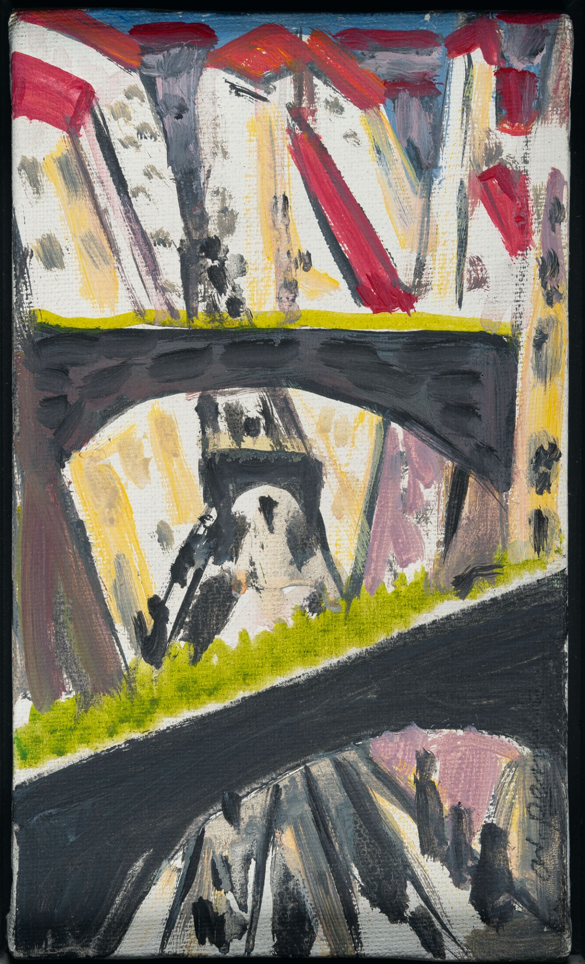 A. R. Penck (Ralf Winkler) (1939 Dresden - Zürich 2017) – Brücke Lissabon II - Bild 2 aus 4