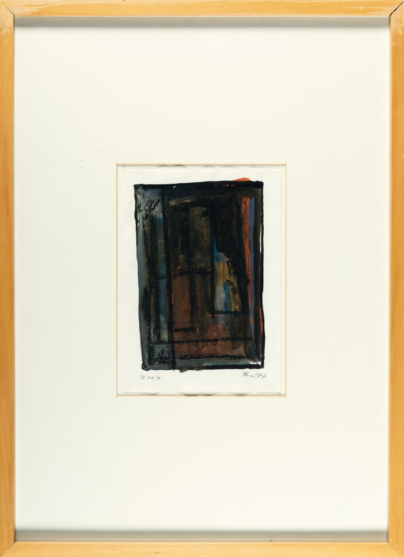 Günther Förg (1952 Füssen - Freiburg i. Br. 2013) – Untitled.Gouache and oil crayon, partly with - Image 8 of 11