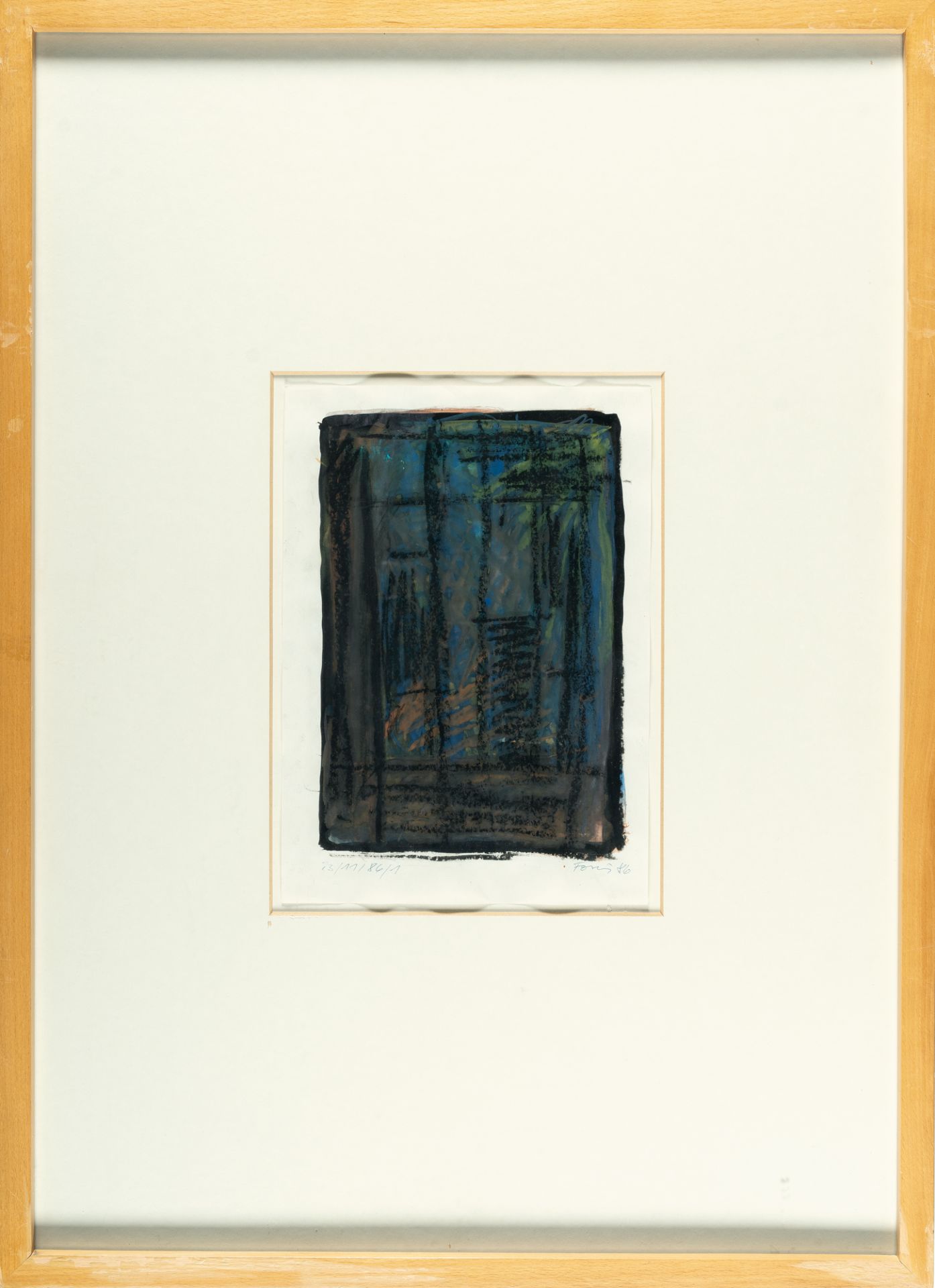 Günther Förg (1952 Füssen - Freiburg i. Br. 2013) – Untitled.Gouache and oil crayon, partly with - Image 10 of 11