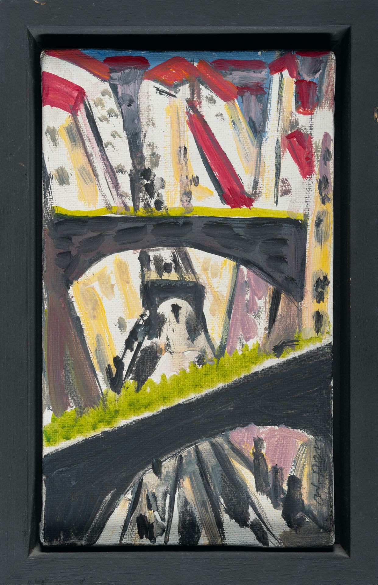 A. R. Penck (Ralf Winkler) (1939 Dresden - Zürich 2017) – Brücke Lissabon II - Bild 4 aus 4