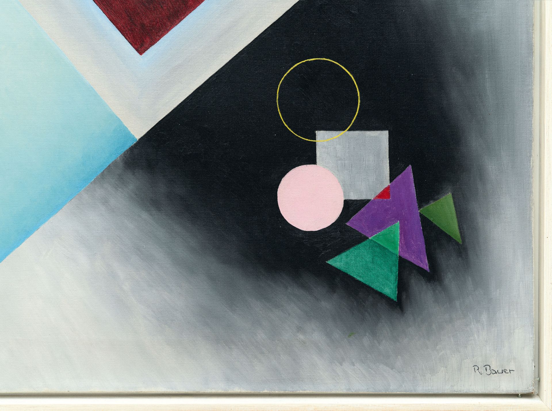 Rudolf Bauer (1889 Lindenwald bei Bromberg – Deal/New Jersey 1953) – Pink Circle - Bild 5 aus 5