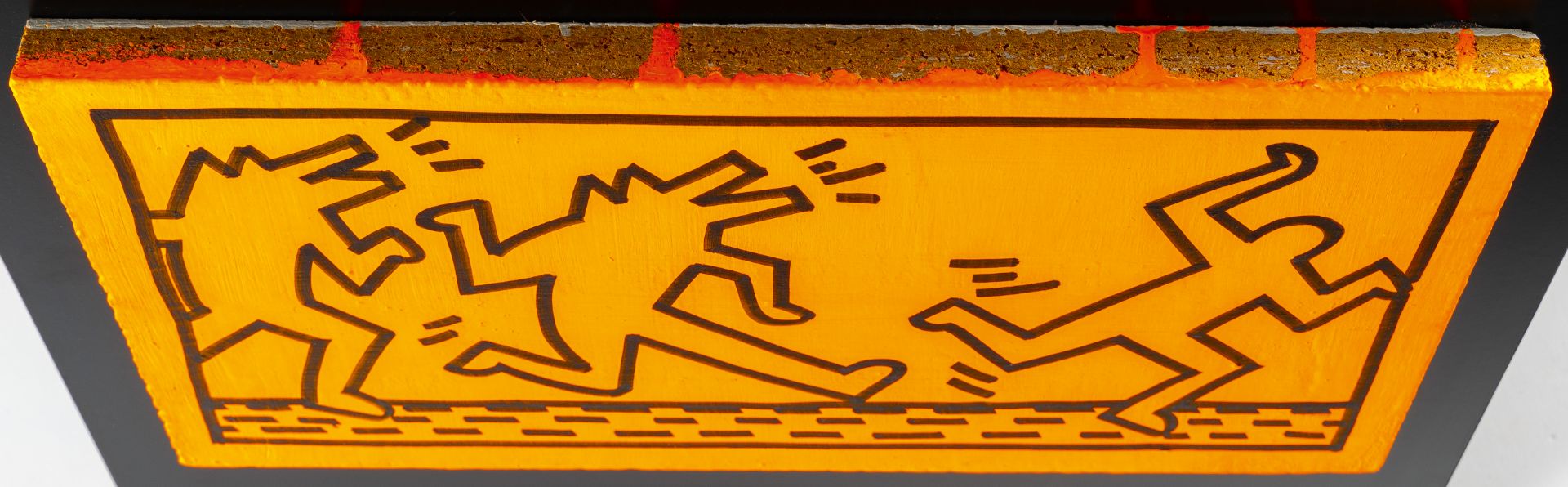 Keith Haring (1958 Reading/Pennsylvania - New York 1990) – Untitled.Acrylic and felt-tip pen on - Image 3 of 5