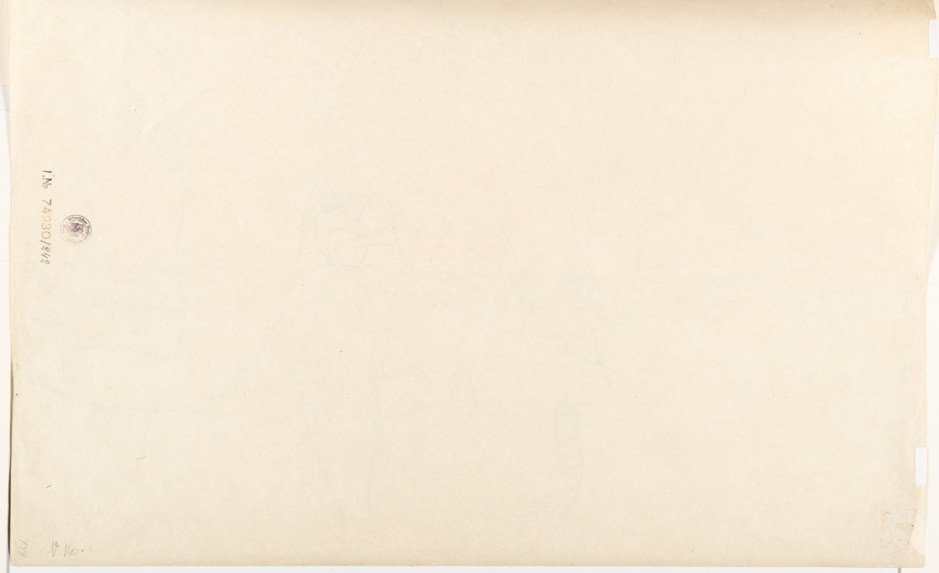Gustav Klimt (1862 Baumgarten bei Wien - Wien 1918) – Kniender Halbakt nach links - Bild 3 aus 4
