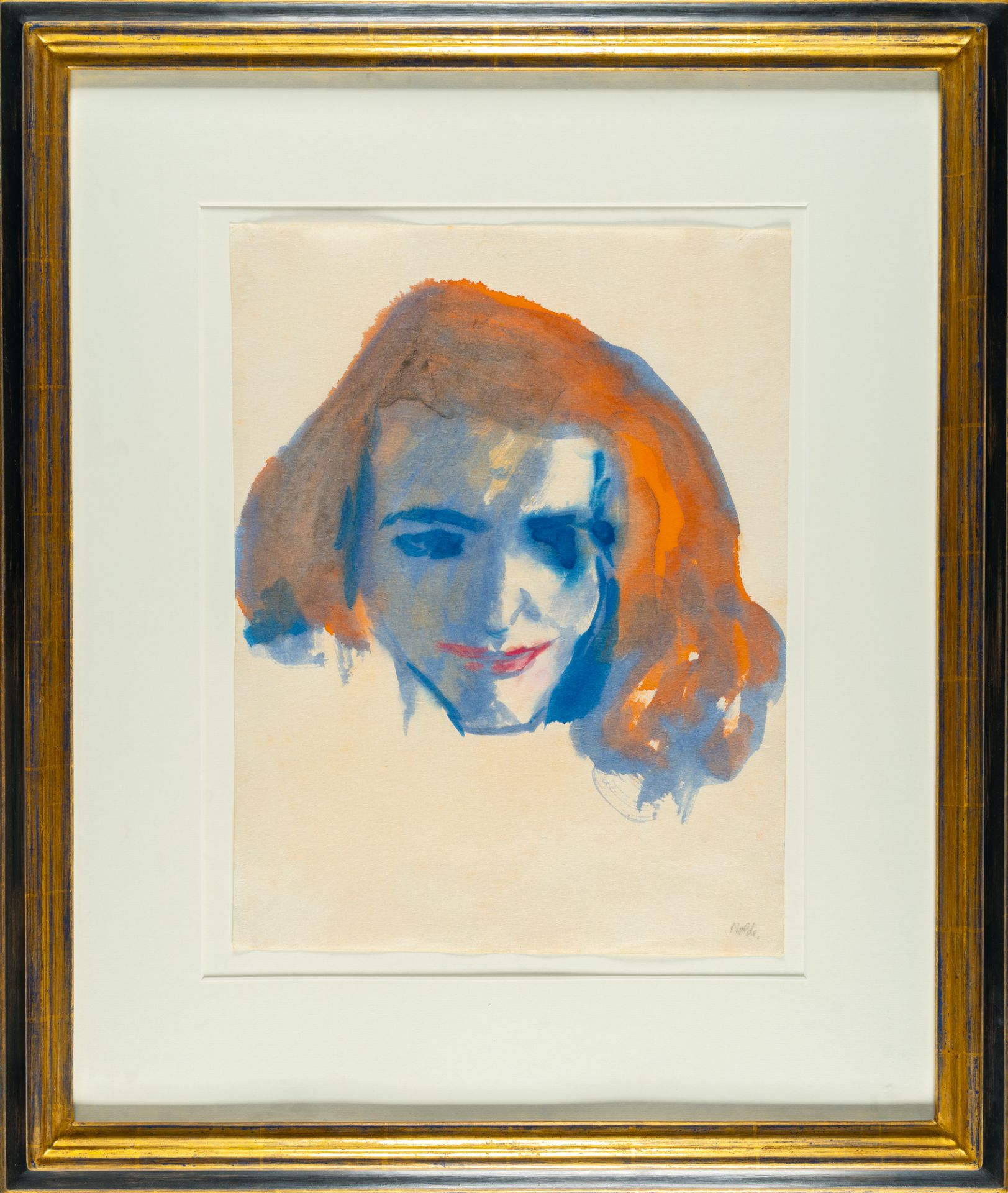 Emil Nolde (1867 Nolde - Seebüll 1956) – Rothaarige (Stephanie Wiesand) - Bild 4 aus 4