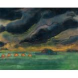 Emil Nolde (1867 Nolde - Seebüll 1956) – Marschlandschaft