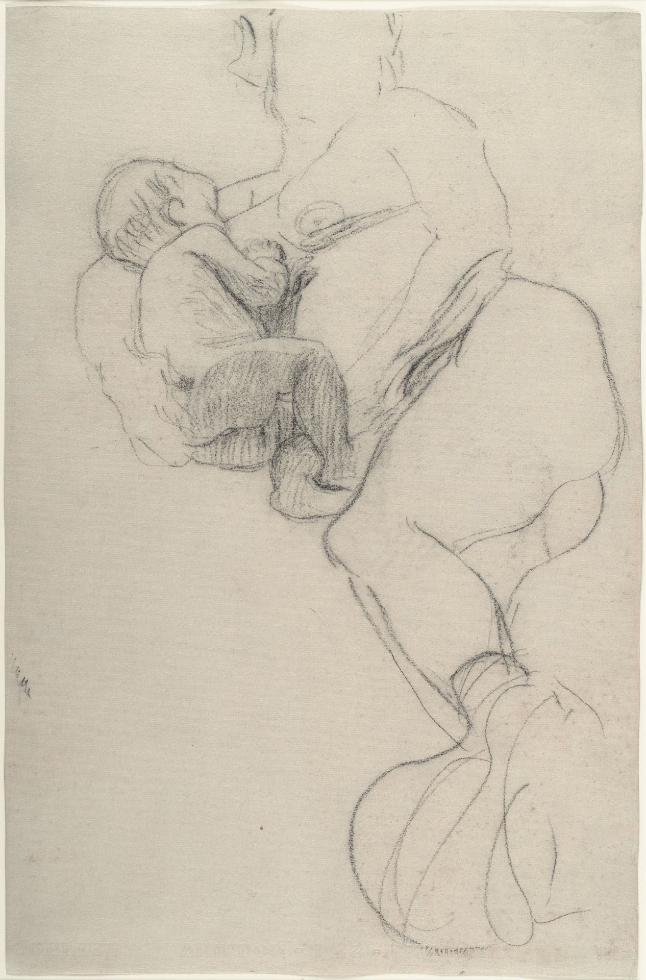 Gustav Klimt (1862 Baumgarten bei Wien - Wien 1918) – An der Brust liegendes Kind - Bild 2 aus 4