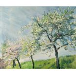 Max Slevogt (1868 Landshut - Neukastel/Pfalz 1932) – Blühende Kirschbäume bei Neukastel