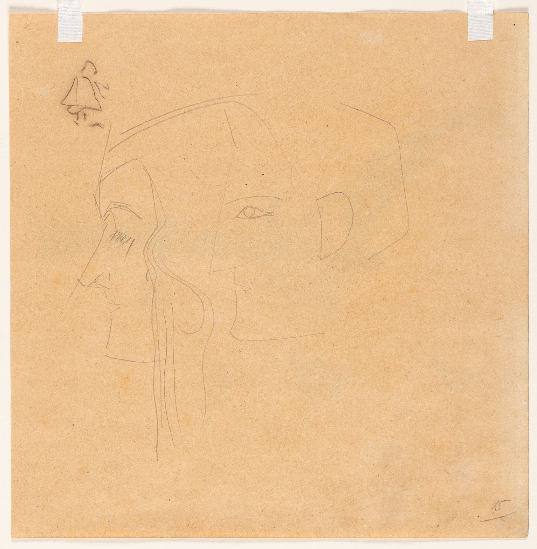 Egon Schiele (1890 Tulln/Donau - Wien 1918) – Ein Pflug - Bild 3 aus 3