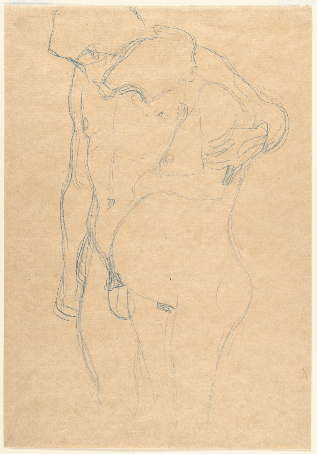 Gustav Klimt (1862 Baumgarten bei Wien - Wien 1918) – Schwangere mit Mann nach links - Bild 2 aus 3