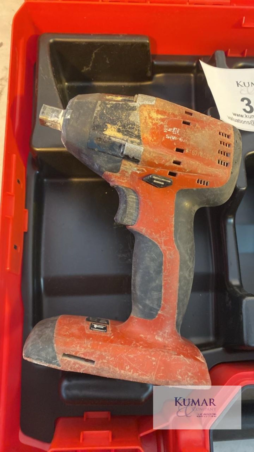 Hilti 1/2" Impact Gun (no battery) in Carry Case - Image 3 of 5