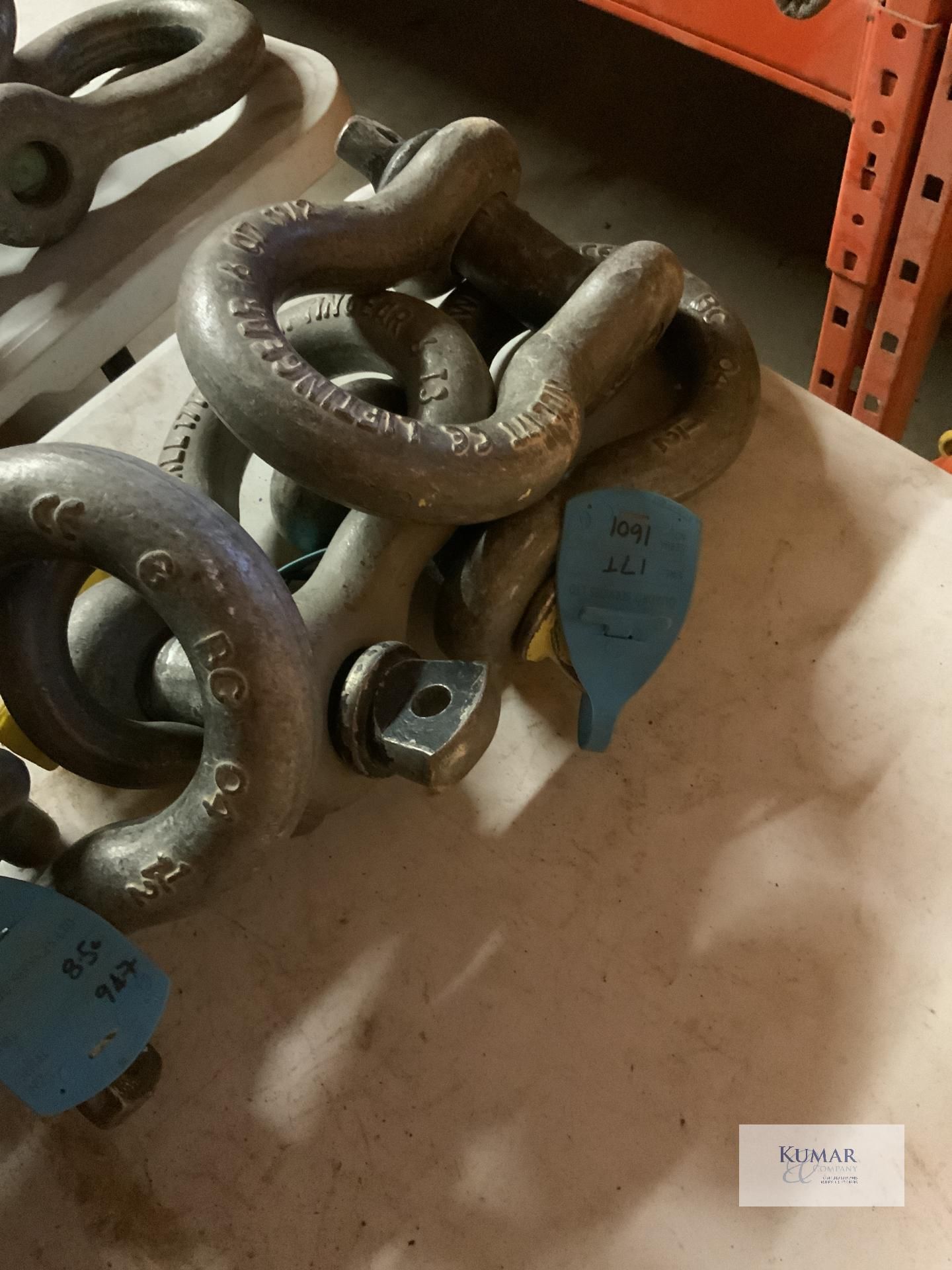 6: 17 tonne D shackles - Image 2 of 5