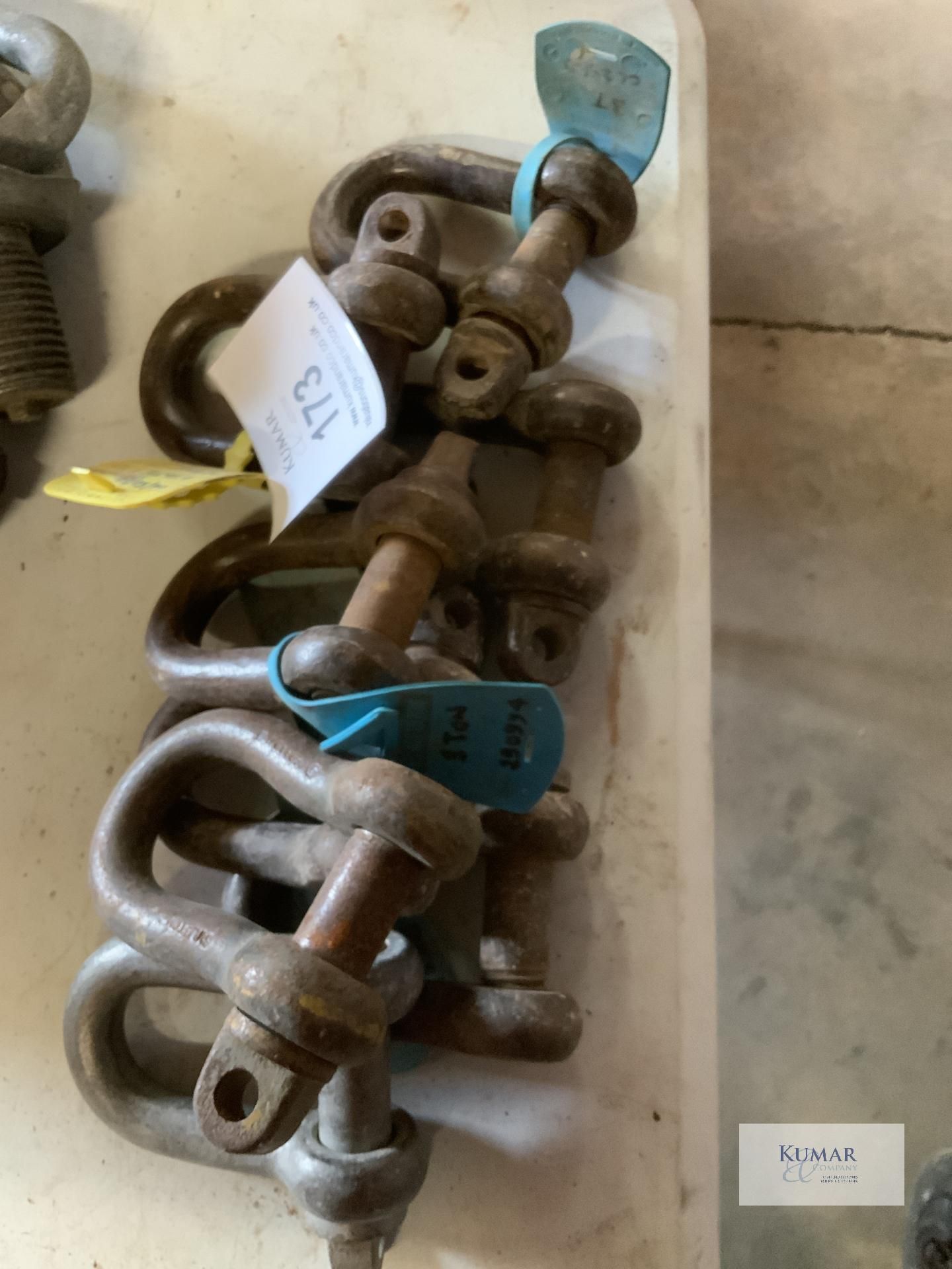 8: 3 tonne lifting shackles