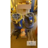 2:Nilfisk Areo 26 vacuums with Filter Bags