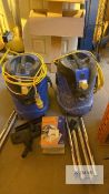 2:Nilfisk Areo 26 vacuums with Filter Bags