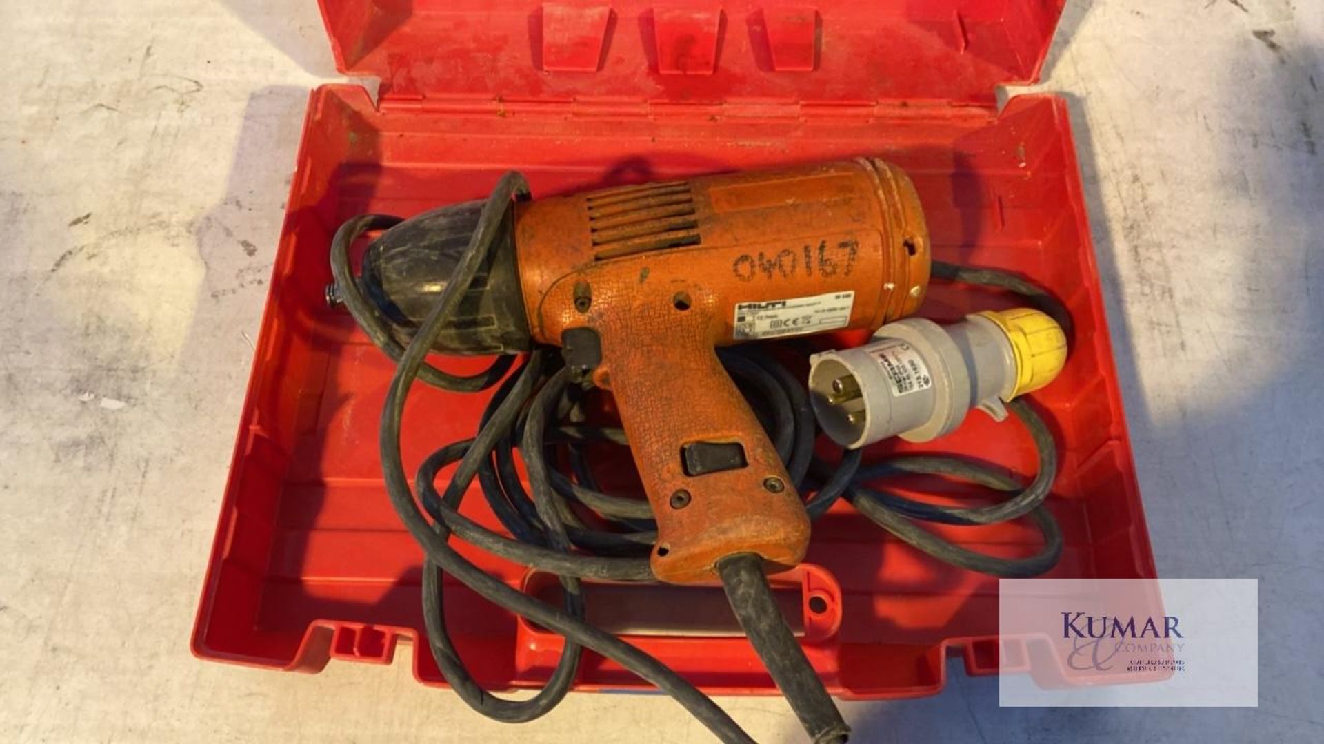 Hilti 110 Volt 1/2" Impact Wrench, 470 Watt, with Carry Case - Image 2 of 4