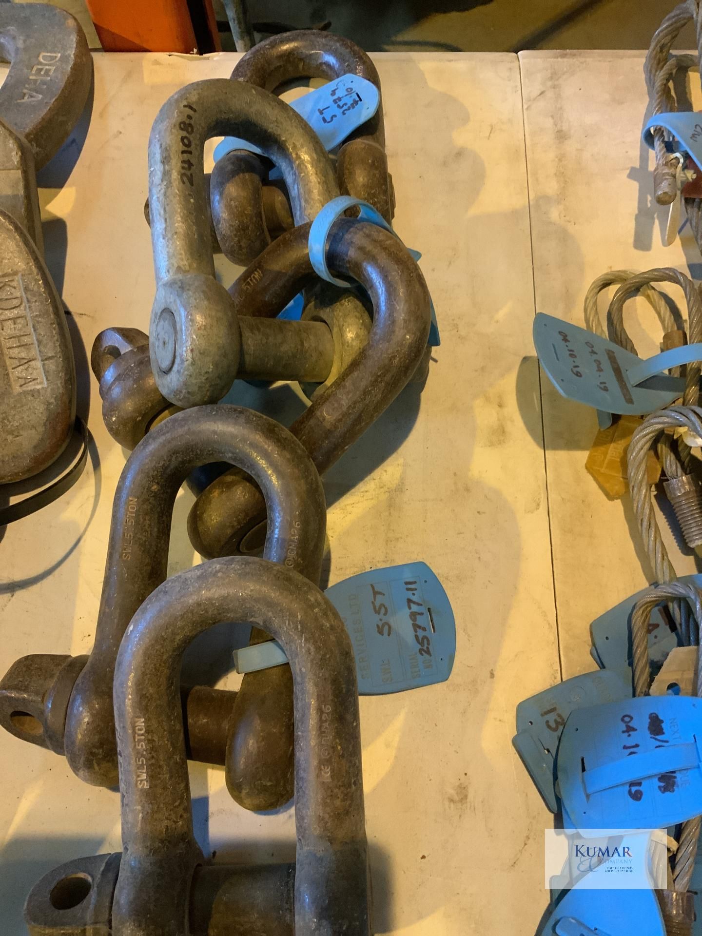 5: 5 tonne D shackles