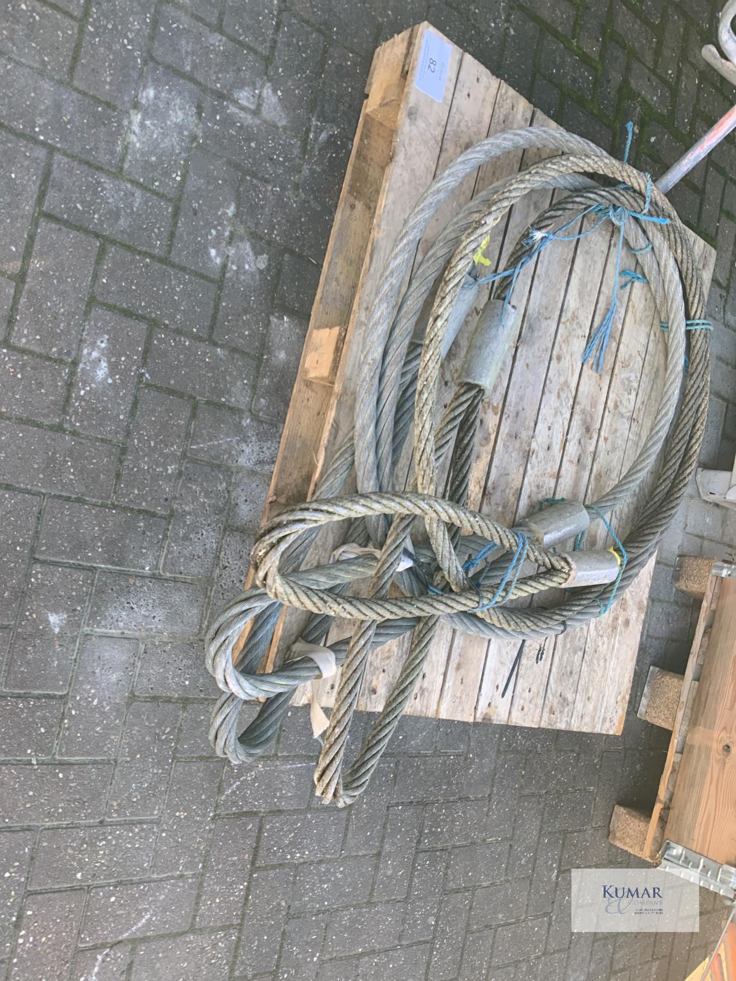Pallet containing quantity of braided wire rope - Image 2 of 5