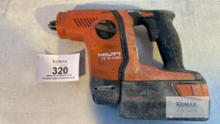 Hilti TE 6-A36 36V SDS Cordless Hammer Drill with Battery, Serial No. 63404 (2016) No Charger