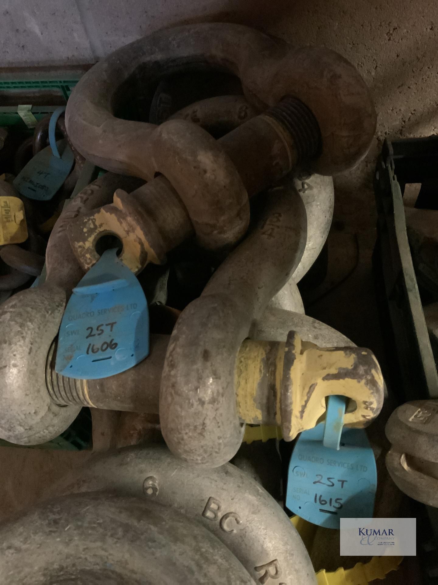 11: 25 tonne D shackles - Image 4 of 5