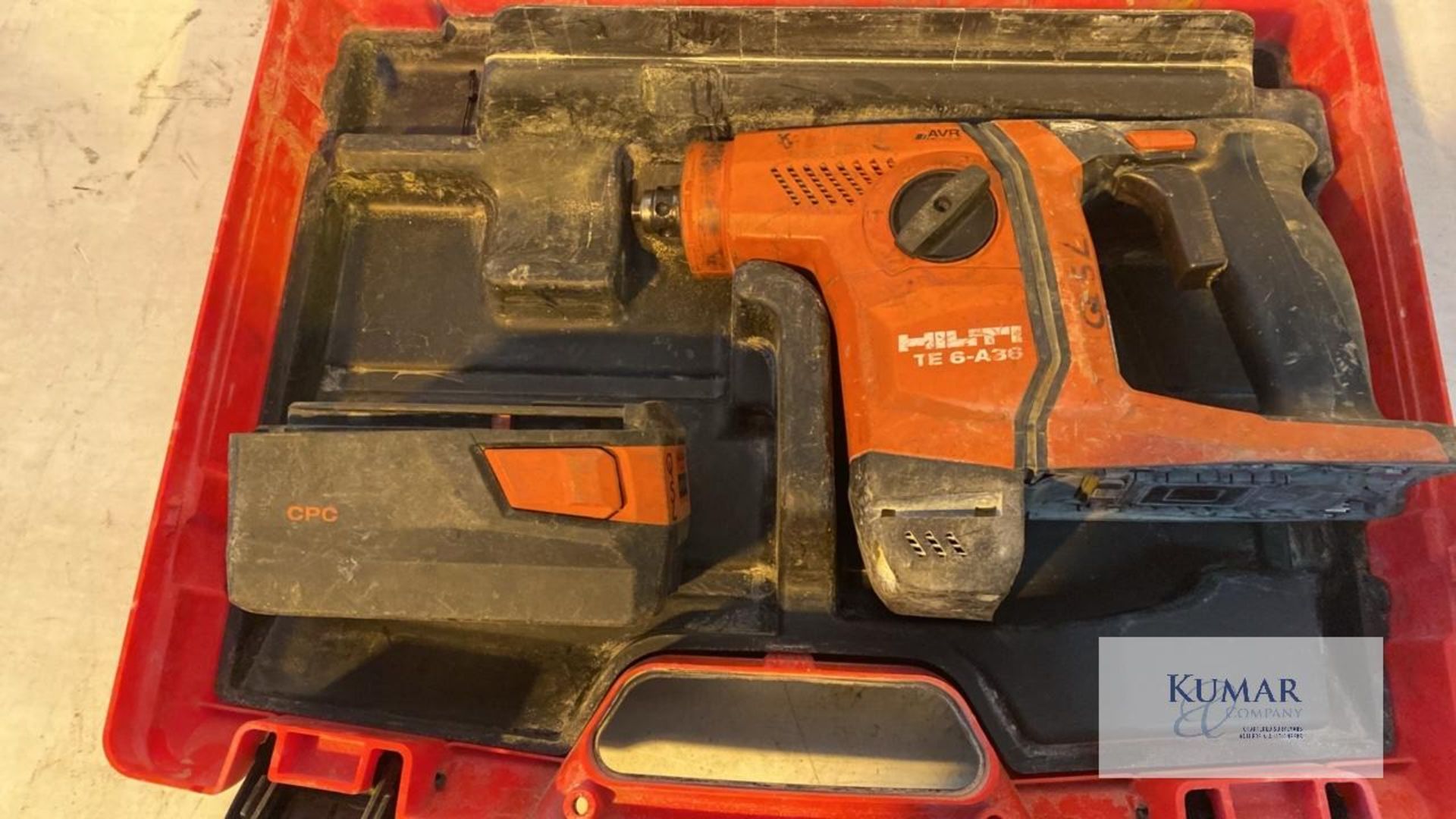 Hilti TE 6-A36 36V SDS Cordless Hammer Drill with Battery & Carry Case, Serial No. 10333 - Image 2 of 5