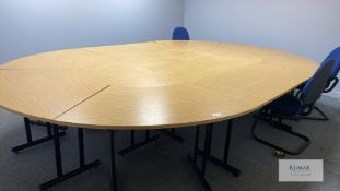 Large Capacity Multi Delegate Meeting Room table