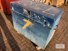 Site safety box on casters