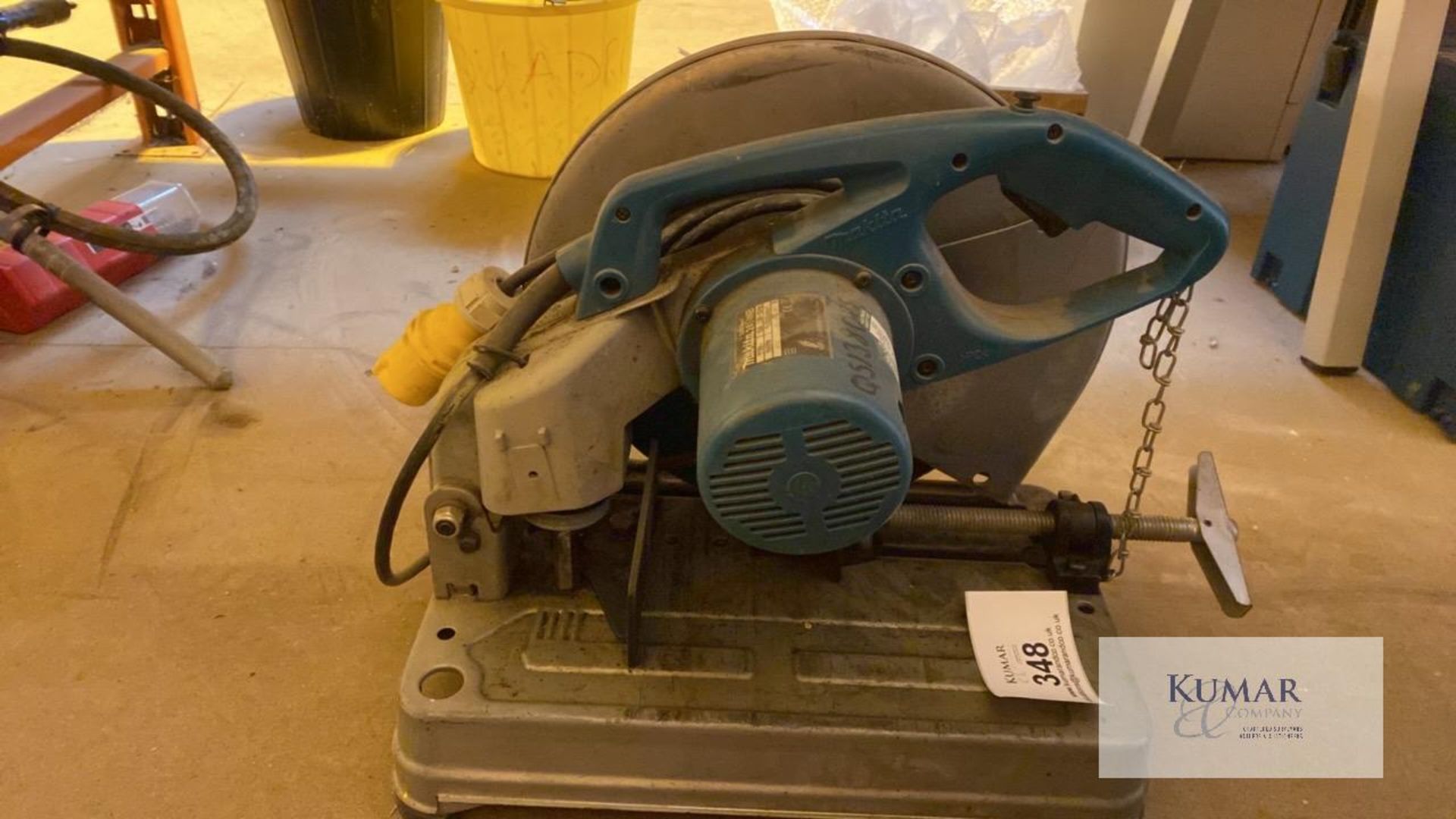 Makita 2414NB Abrasive 110 Volt Cut Off Saw, Serial No.0186 (2011) - Image 4 of 4