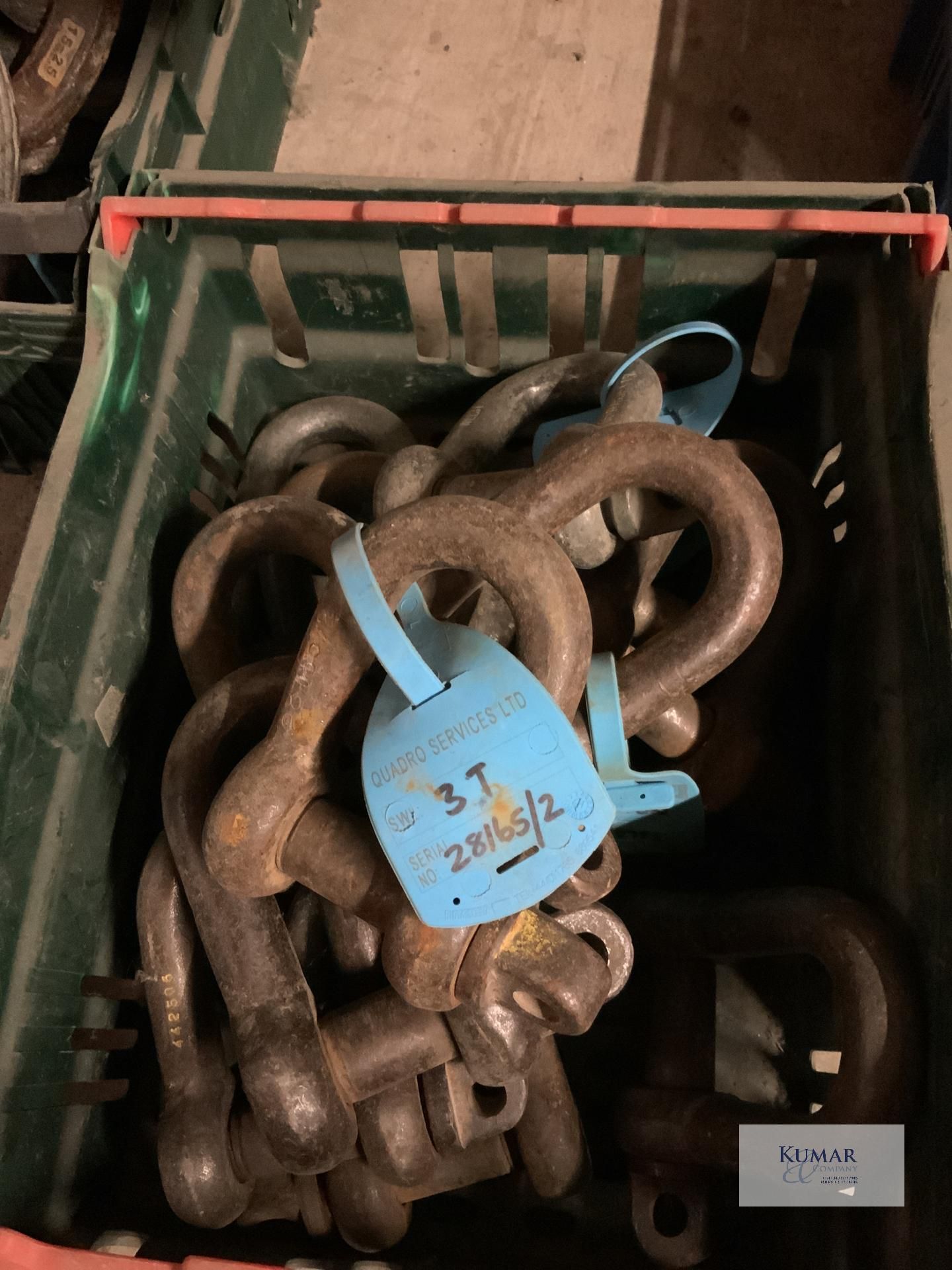 14: 3 tonne D shackles - Image 2 of 3