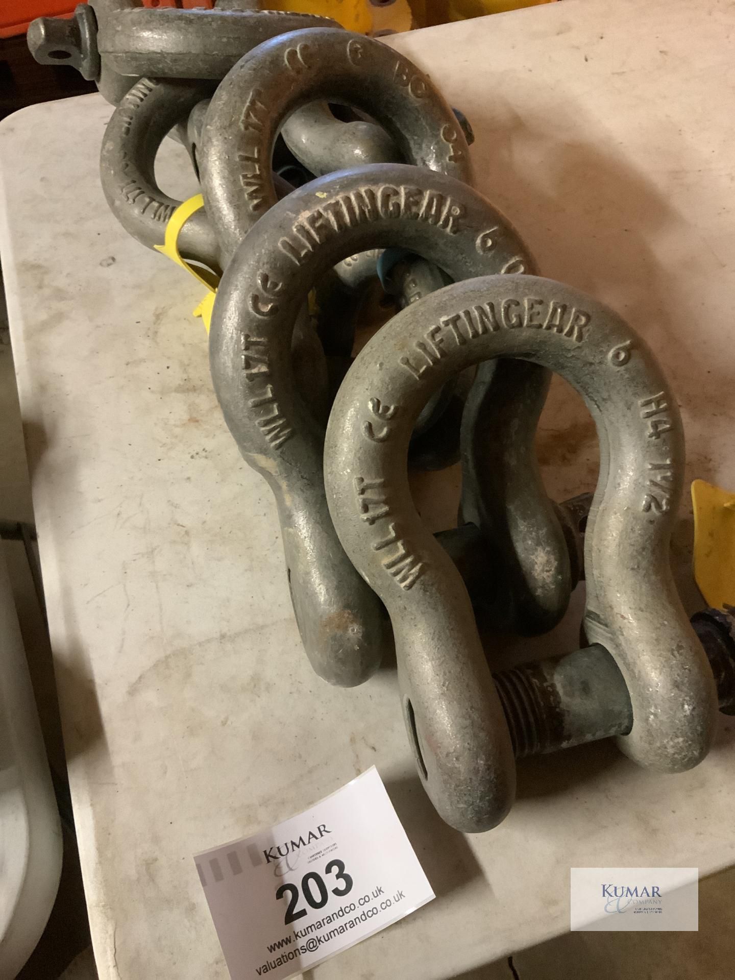 6: 17 tonne D shackles - Image 5 of 5