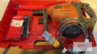 Hilti TE80-ATC/AVR 110 Volt Hammer Drill / Breaker with Carry Case