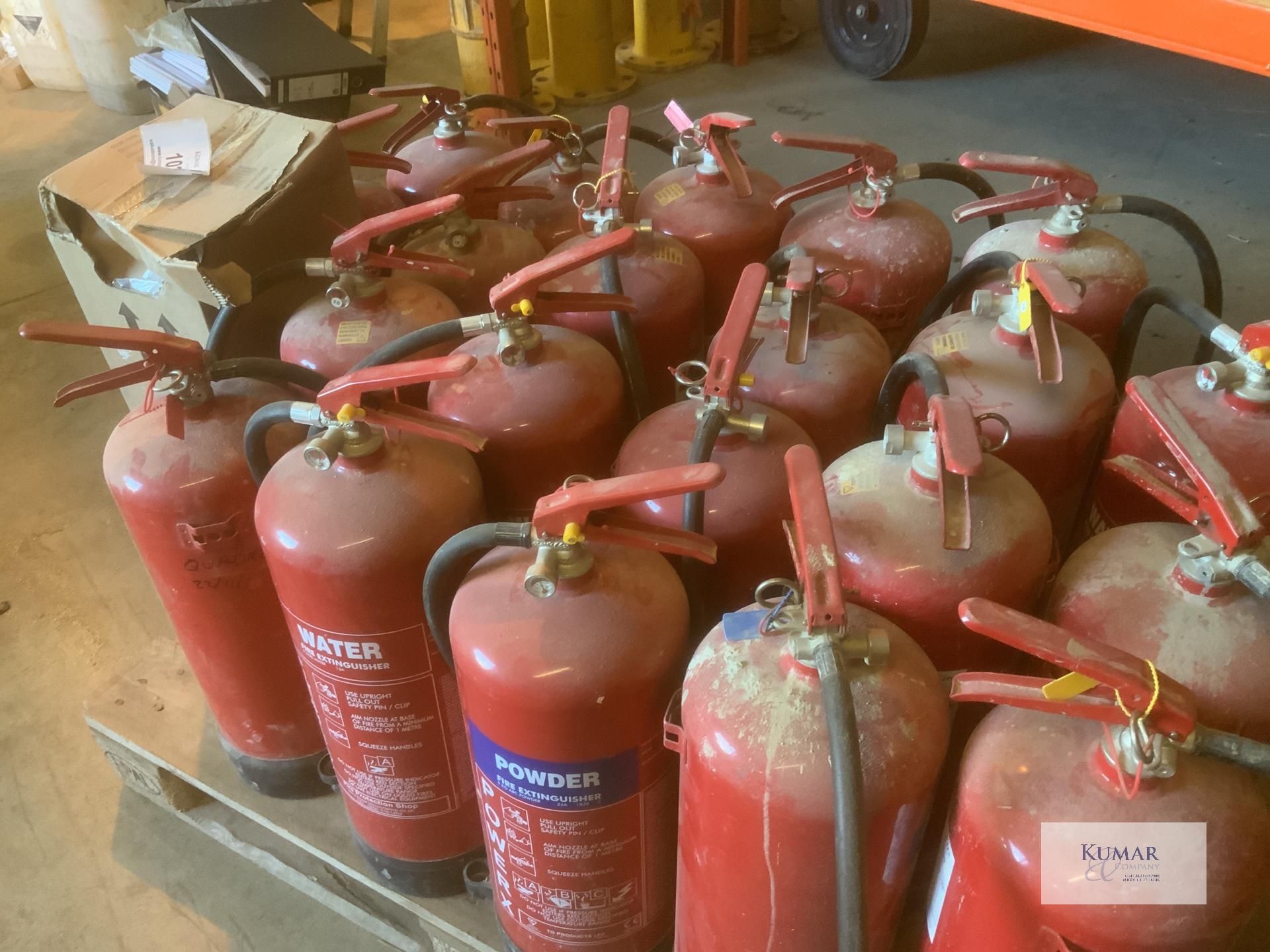 23: Fire extinguishers : Powder :water - Image 6 of 6