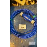 Blue extension cables