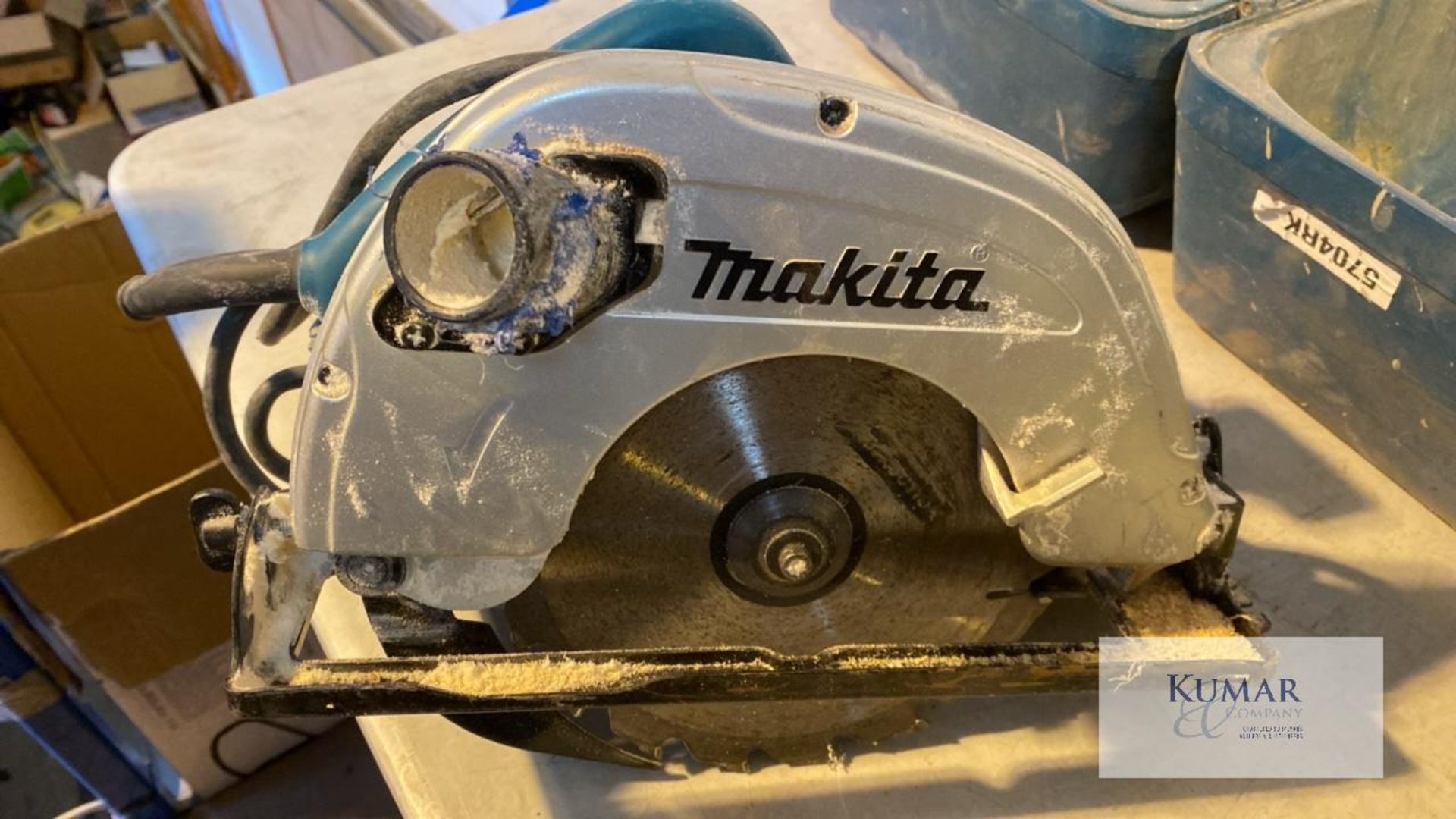 Makita 5704R Saw 110 Volt Circular Saw, Serial No.580322G (2014) 190mm Diameter - Image 3 of 5