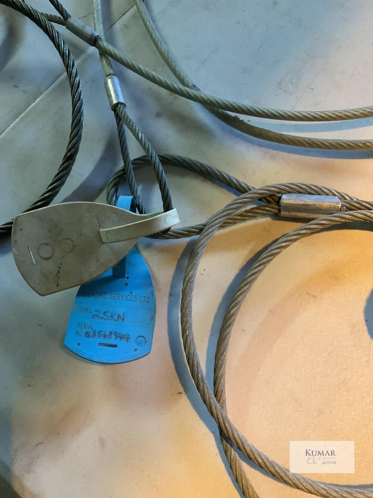 6: wire rope slings - Image 6 of 7