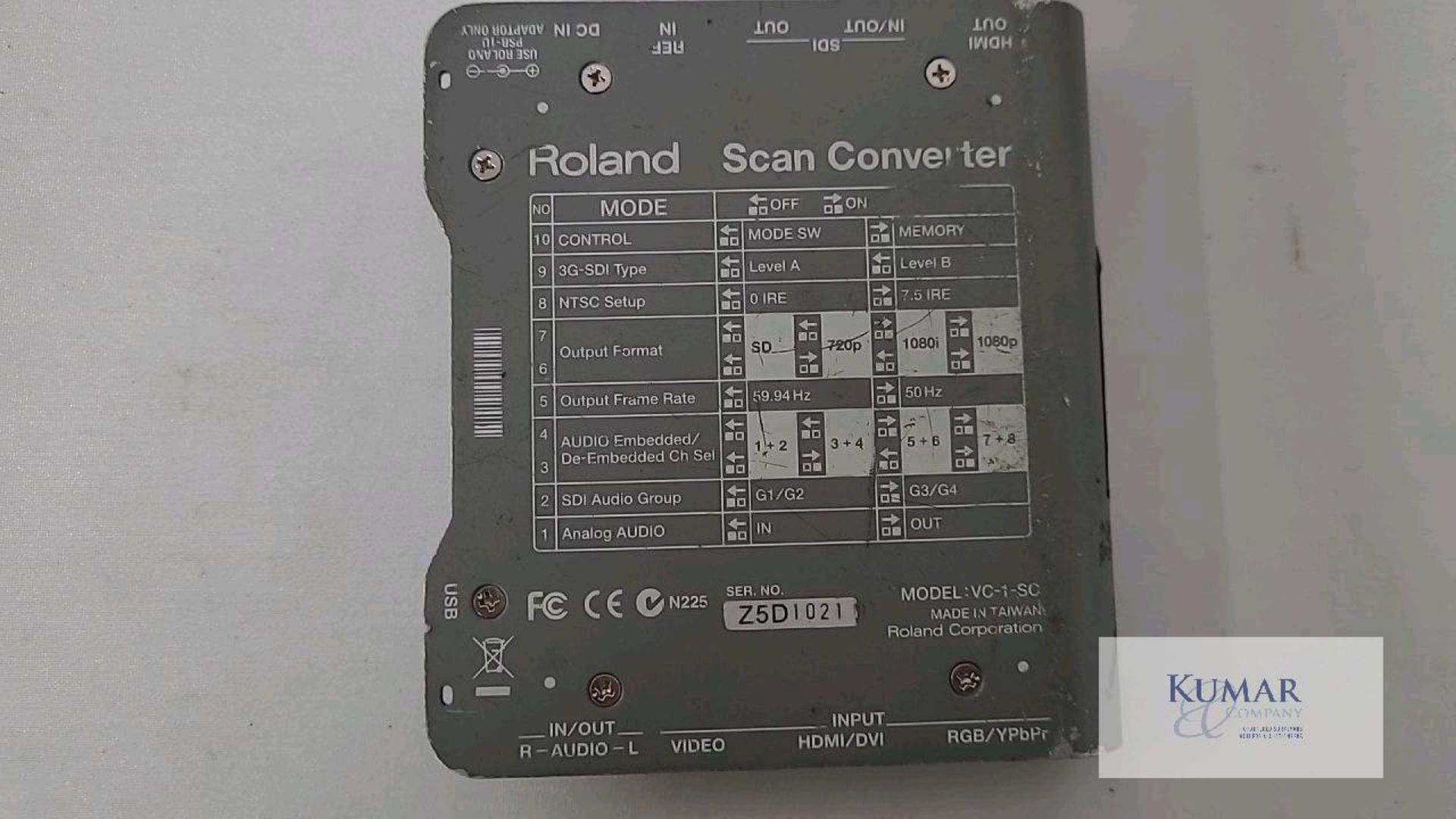 Roland Scan Convertor - SDI/HDMI bi-directional and PSU - Bild 5 aus 7